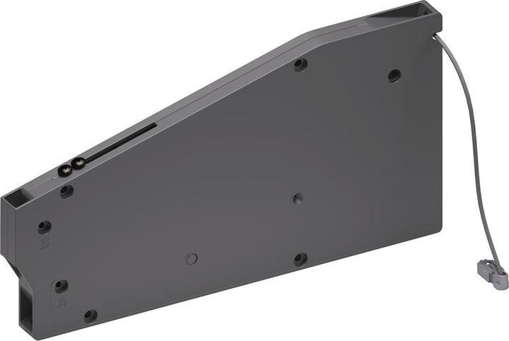 Actual product image Italiana Ferramenta KIARO airbrake bracket with cable, grey plastic