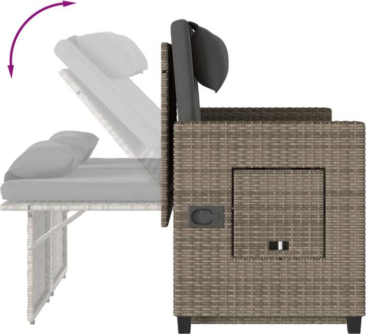 Image du produit vidaXL Ensemble salon de jardin 10 pièces avec coussins