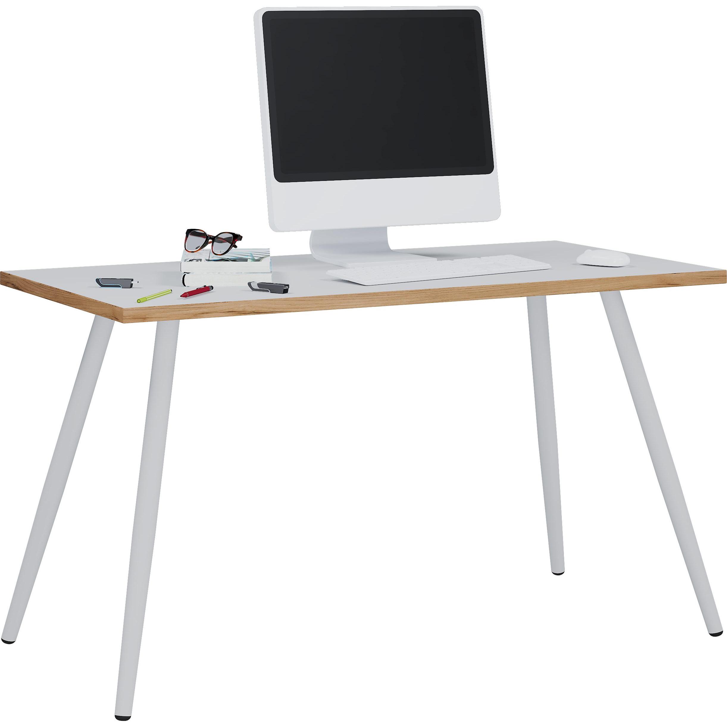 VCM, Schreibtisch, Holz Schreibtisch Bürotisch Salia 110x80