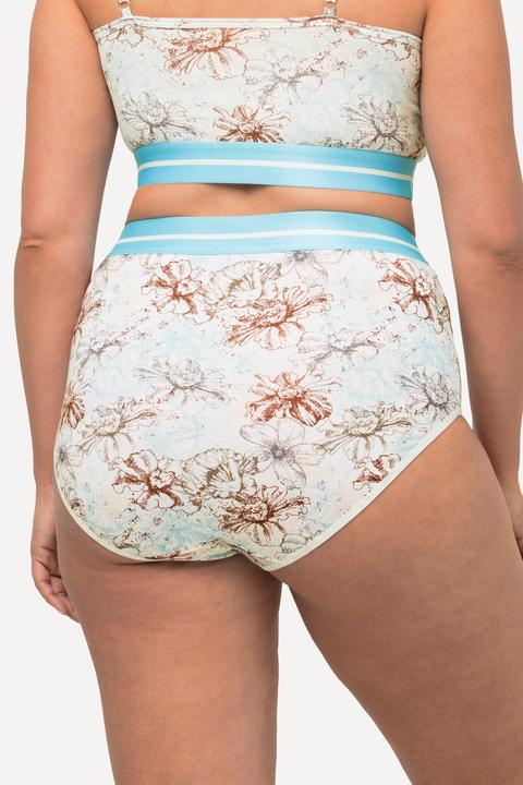 Immagine prodotto Ulla Popken Maxi slip in confezione doppia con orli a righe (42, 44)