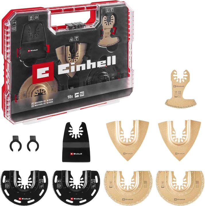 Actual product image Einhell Multitool-Set, 708110, XL-PLUS-Case, 10-teilig