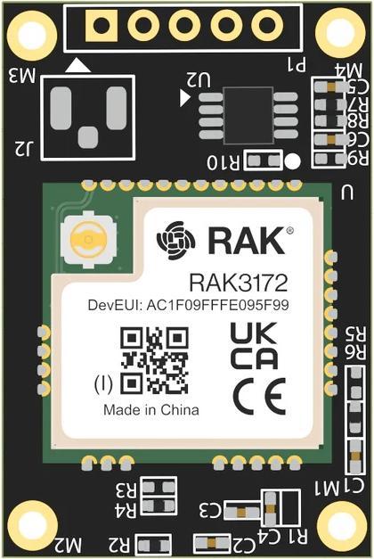 Actual product image RAK Wireless WisBlock Core RAK3372 with STM32 and Lora