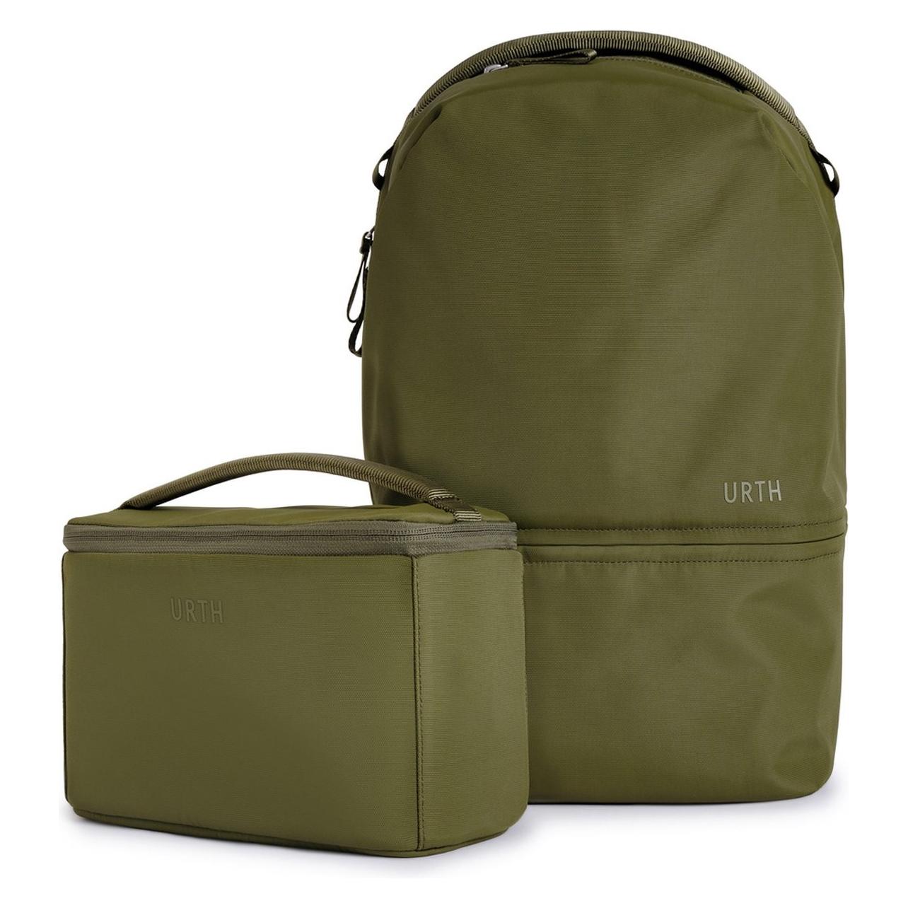 Urth Arkose 20L Backpack + Camera Insert (Green) (Fotorucksack, 20 l), Kameratasche, Grün