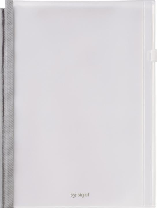 Produktbild Sigel Sichthülle Flex A5 mit Zip-Verschluss, Grau (A5, 1 x)