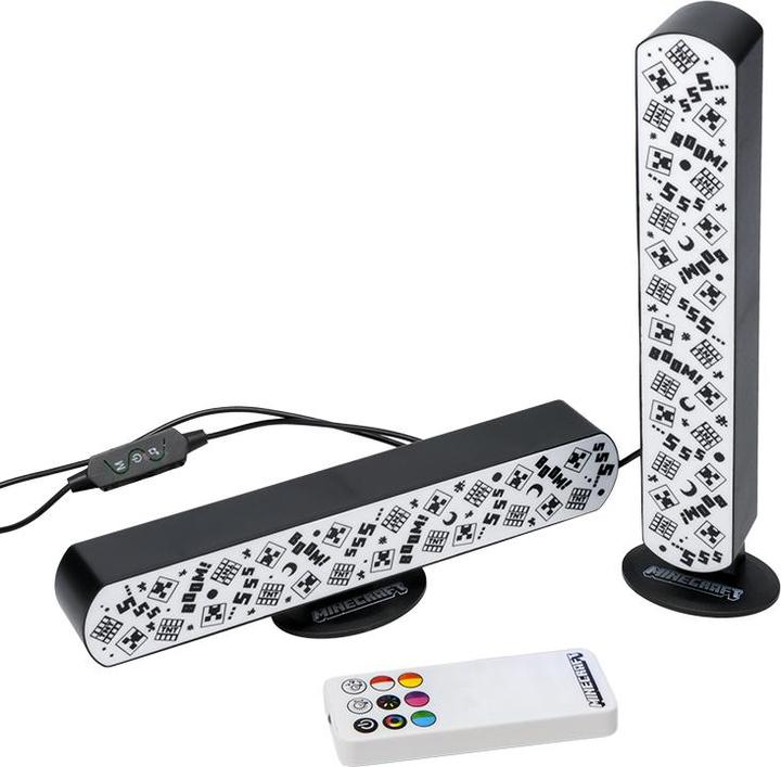 Image du produit Paladone Products Minecraft - Set de 2 barres lumineuses avec télécommande