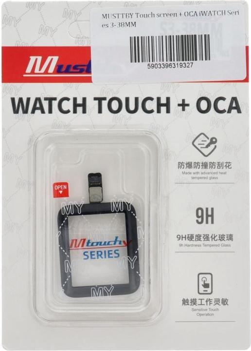 Actual product image Samsung Consumables! Musttby MUSTTBY Touch screen + OCA for Apple Watch Series 3-38MM