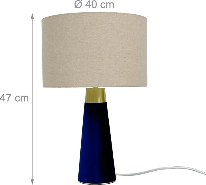 Actual product image Relaxdays table lamp (E27)