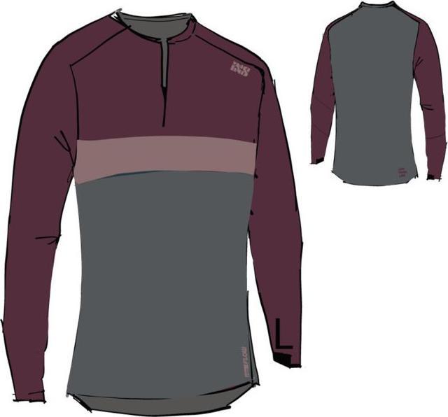 Produktbild iXS Flow XTG long sleeve Henley (S)