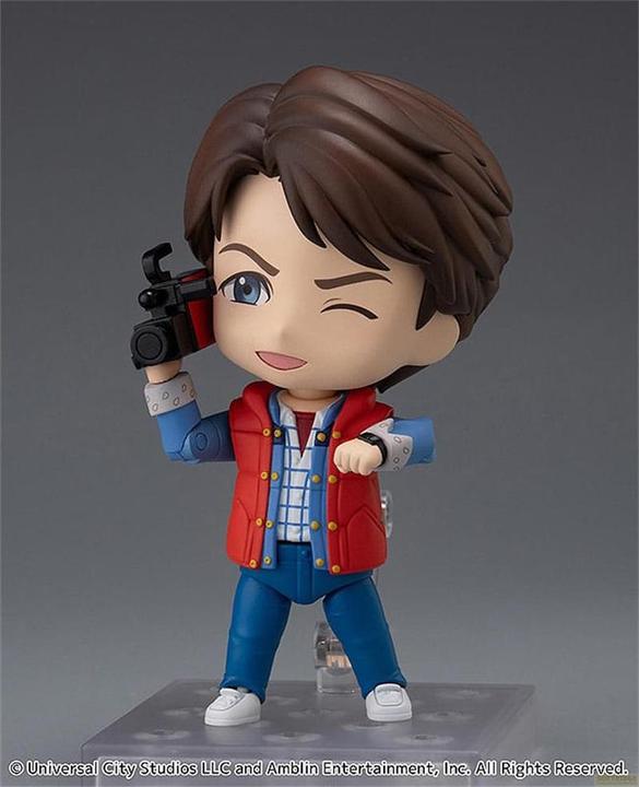 Actual product image 1000toys Back to the Future Nendoroid PVC Action Figure Marty McFly 10 cm