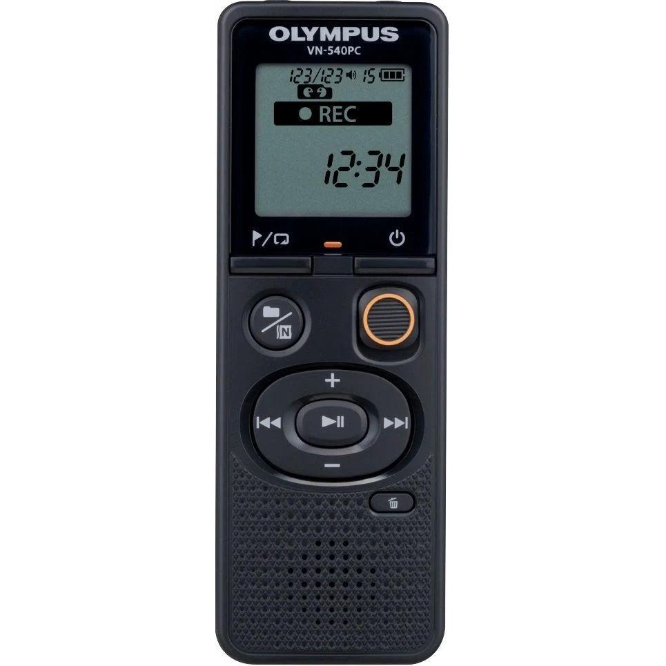 Olympus, Diktiergerät Zubehör, Digital Voice Recorder (OM Branded) VN-540PC Segment display 1.39', WMA, Black