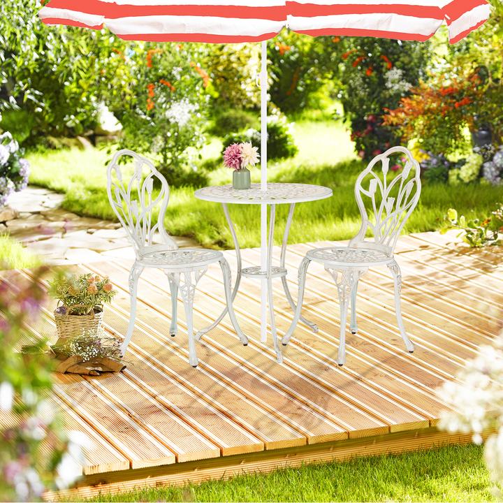 Produktbild Relaxdays 3-tlg. Gartenmöbel-Set