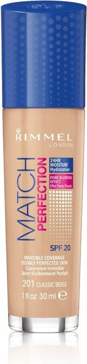 Image du produit Rimmel London Match Perfection SPF20 (201 Beige classique)