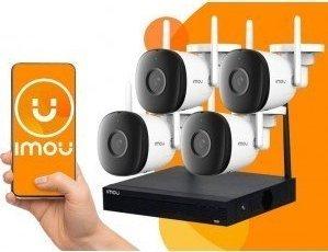 Actual product image Imou 4 Bullet WLAN cameras and 1 TB NVR Lite Kit (3840 x 2160 pixels)