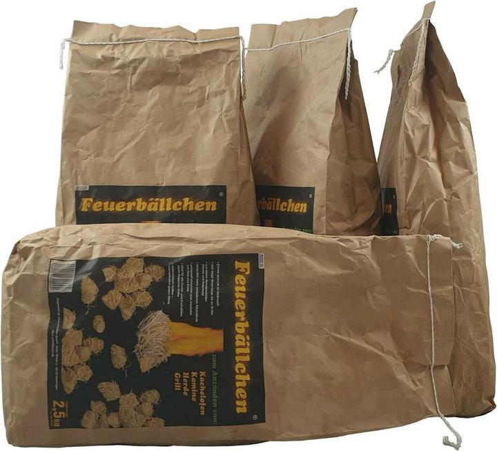 Raiffeisen-Waren Allume-feu Raiffeisen Feuerbällchen, contenu 10 kg, durée de combustion 10 min