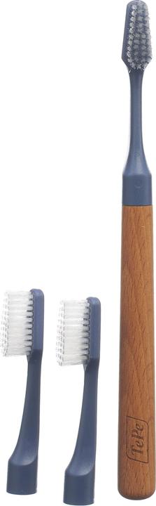 Actual product image TePe Choice toothbrush with 3 interchangeable heads (Soft, 1 x)
