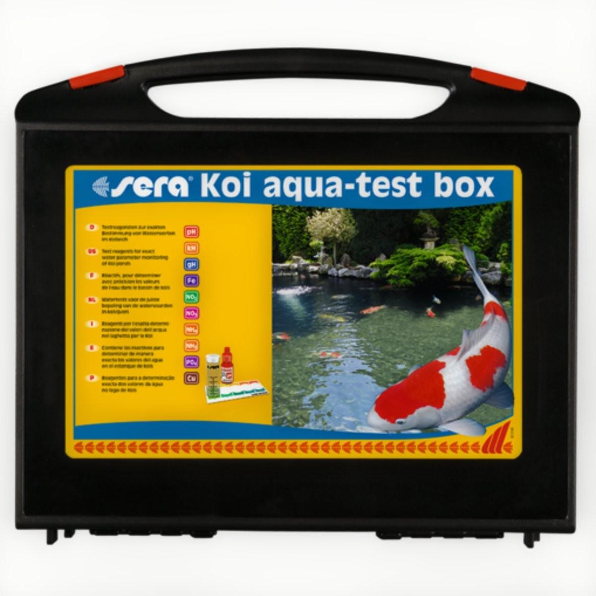 Sera, Fontana + laghetto da giardino, Test dell'acqua Koi Aqua Test Box