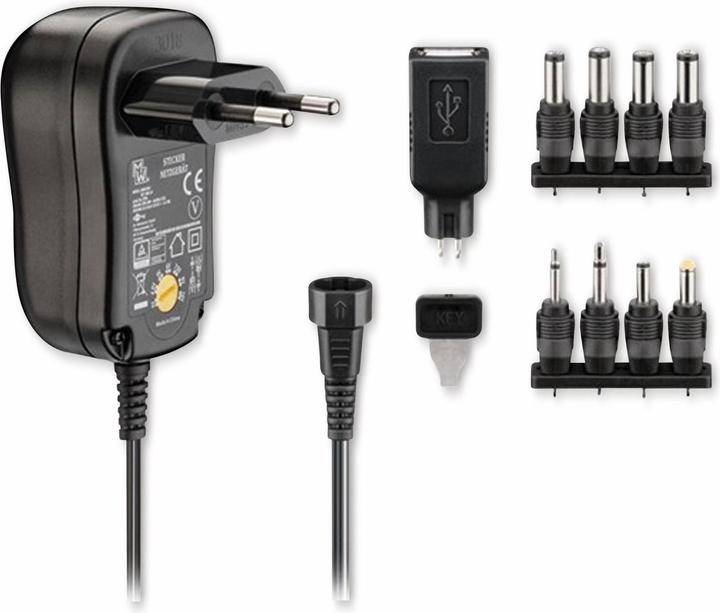 Immagine prodotto Goobay Alimentatore universale 3V-12V 1,0 A