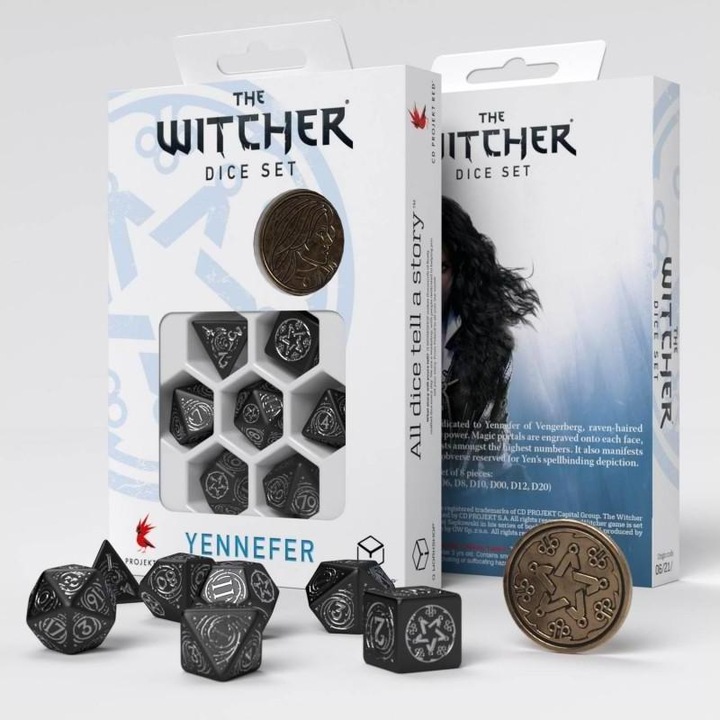 Actual product image Q Workshop Dice The Witcher - Yennefer: The Obsidian Star (7)