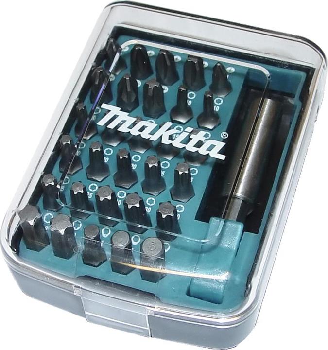 Actual product image Makita Tip set D-34936 (31 pcs.) (PZ2, T30, T20, 2x TX40, T10, 2x PH2, T15, 25mm, 2xPZ3, T25)