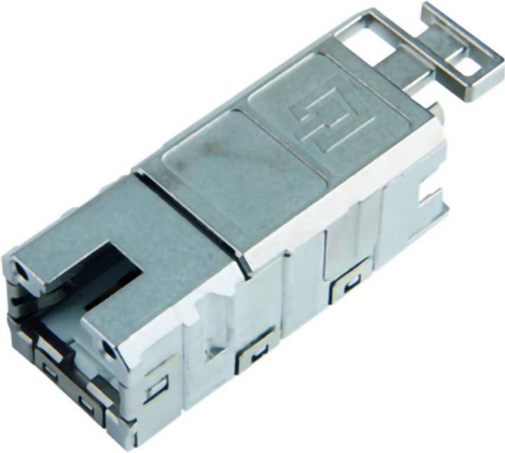 Produktbild Telegärtner STX V1 RJ45-Moduleinsatz Cat.6A Buchse, gerade Pole: 8P8C J80029A0001 J80029A0001 1 St.