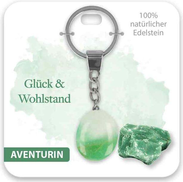 BB Klostermannn Schlsselanhnger Edelstein Aventurin