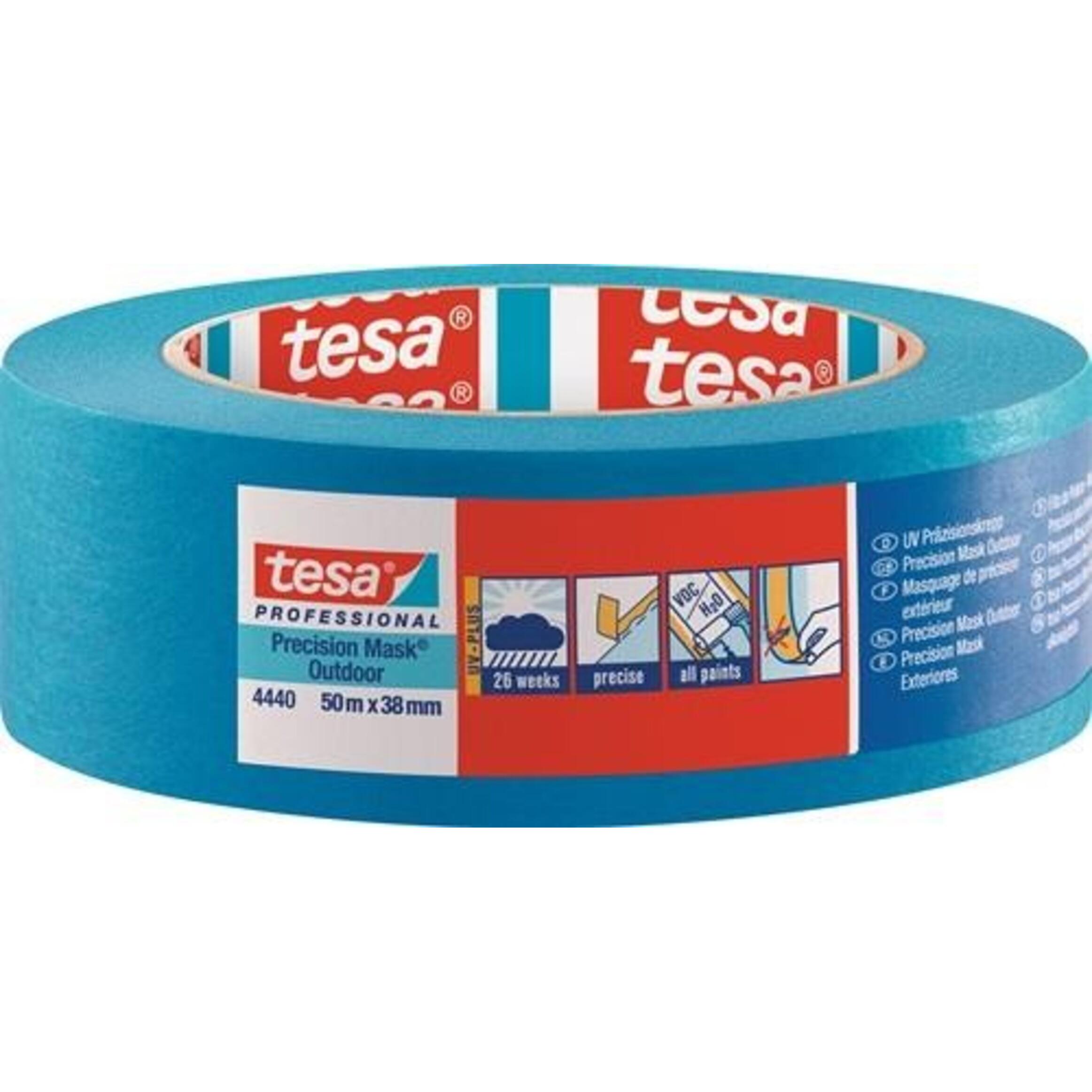 tesa, Klebeband, Präzisionskrepp UV PLUS 50m:38mm (38 mm)