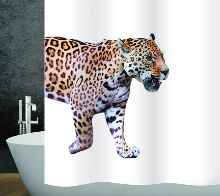 Image du produit Diaqua Rideau de douche textile Jaguar (240 x 180 cm)