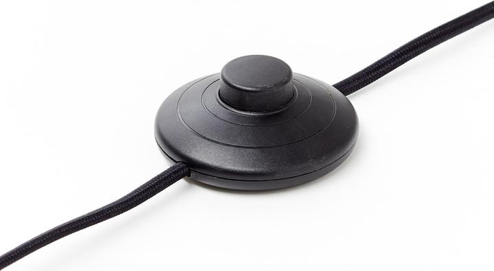 Produktbild Brilliant Castro Stehleuchte 140cm schwarz/bernstein (E27)