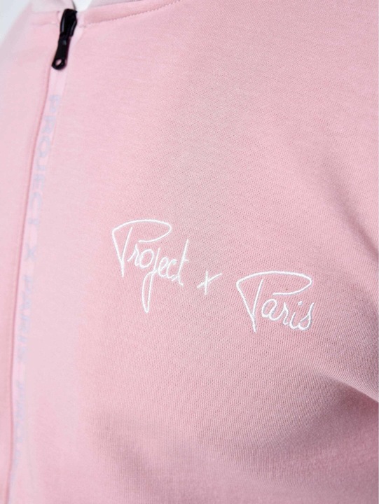 Actual product image Project X Paris hoodie zipped ebroidered sleeves (M)