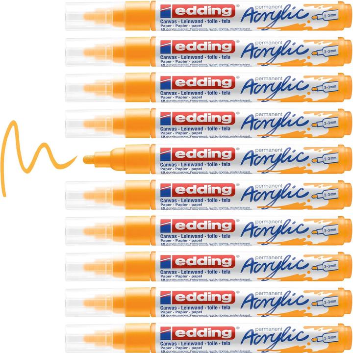 Produktbild Edding Acrylmarker 5100 Medium (Sonnengelb, 3 mm, 1 x)