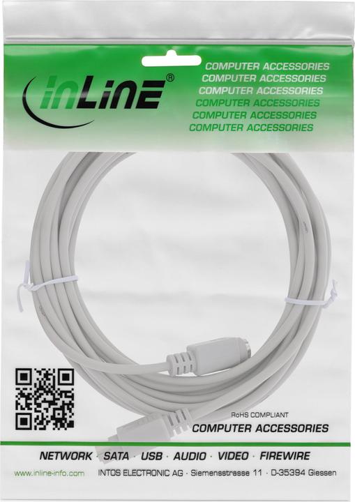 Actual product image InLine PS/2 extension (5 m, PS/2)