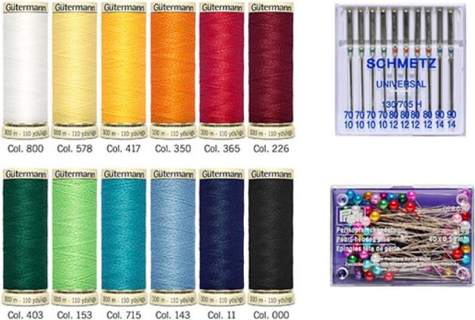 Actual product image Gütermann All-purpose sewing machine with sewing needles (100 m)