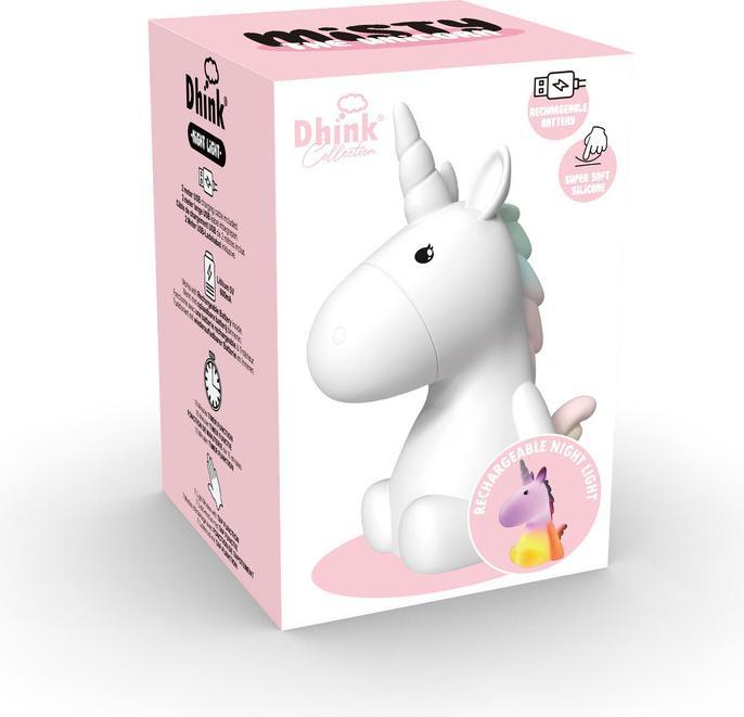 Image du produit Dhink Medium Nightlight Unicorn Soft Touch Rechargeable