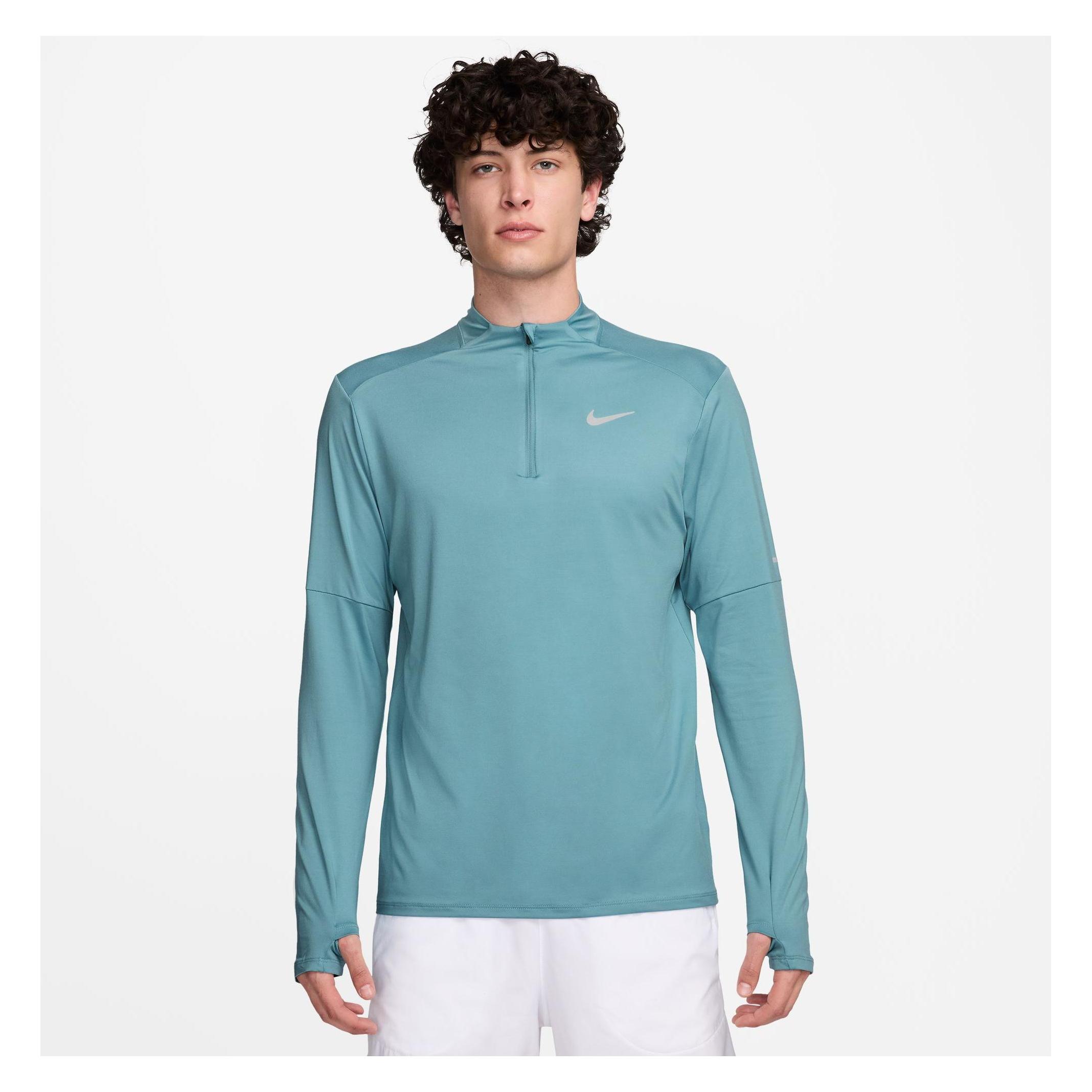 Nike, Herren, Sportshirt, Dri-Fit Element 1/4-Zip Running Top (Xl), Türkis, Blau, Xl