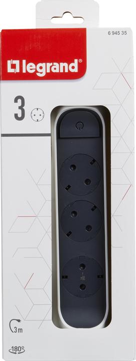 Produktbild Legrand Drehbare Steckdosenleiste, 3-fach Steckdose (3 x, CEE 32/5, 3 m)