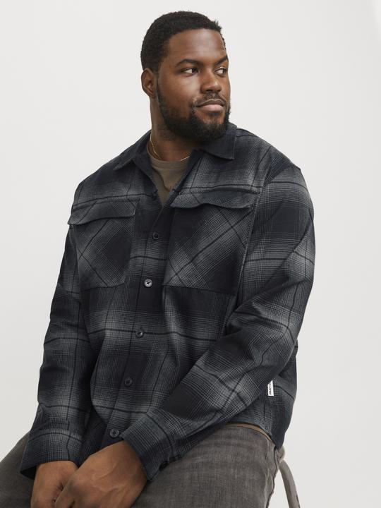 Actual product image Jack & Jones Plus loose fit overshirt Overshirt (7XL)
