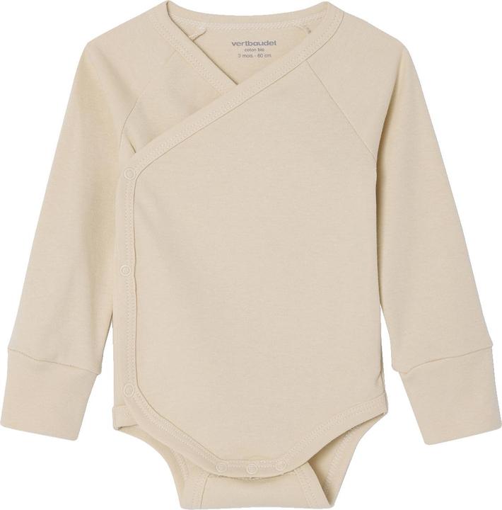 Produktbild Vertbaudet Bio-Kollektion: 5er-Pack mitwachsende Baby Wickelbodys, Langarm (74)