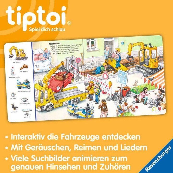 Immagine prodotto tiptoi Suchen und Entdecken: Fahrzeuge (Tedesco, Sandra Grimm, 2023)
