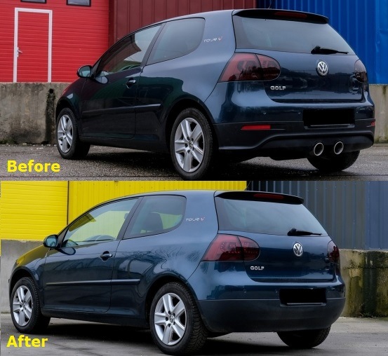 Produktbild Stag VW Golf 5 - Heckansatz Diffusor R32 Optik