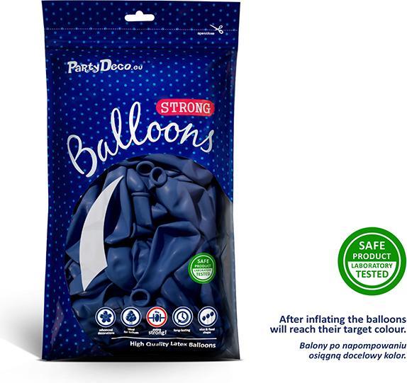Actual product image Partydeco Strong Balloons 27cm, Pastel Blue (1 pkt / 50 pc.) (50x)