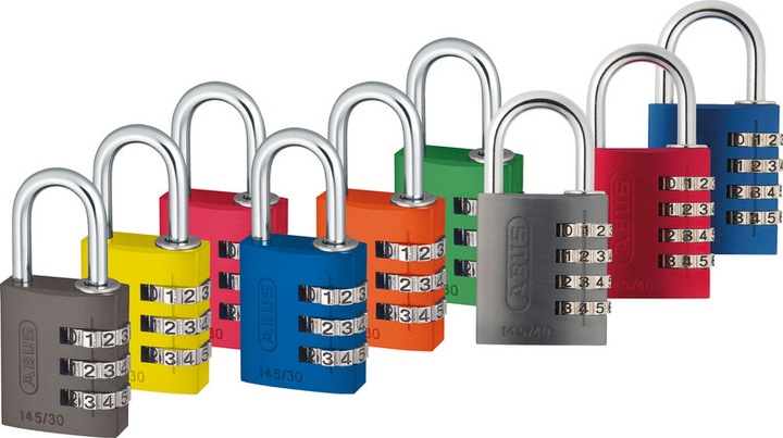 Actual product image Abus combination lock