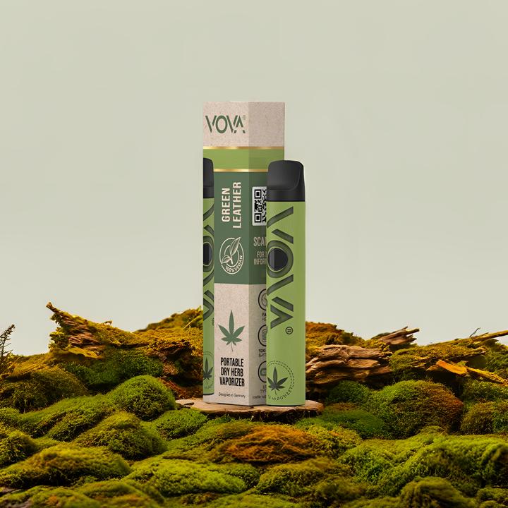 Actual product image VOVA Green Leather (tart)