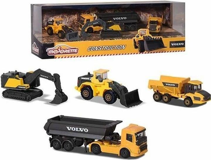 Produktbild Majorette Volvo Construction 4er Geschenkset
