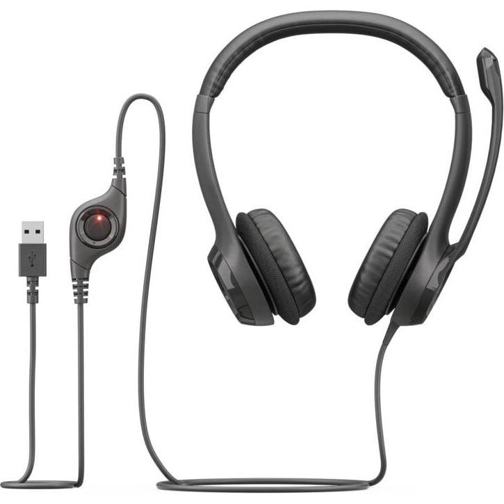 Thumbnail - Logitech Headset USB H390, LGT-H390, Headset, Head-band (Kabelgebunden, USB-A), Office Headset