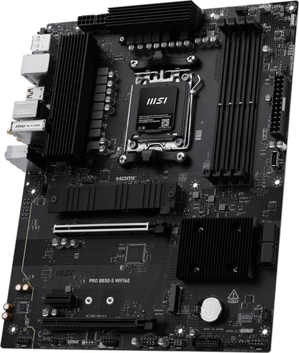 Actual product image MSI Pro B850-S Wifi6E (B850,AM5,ATX,DDR5) (AM5, AMD B850, ATX)