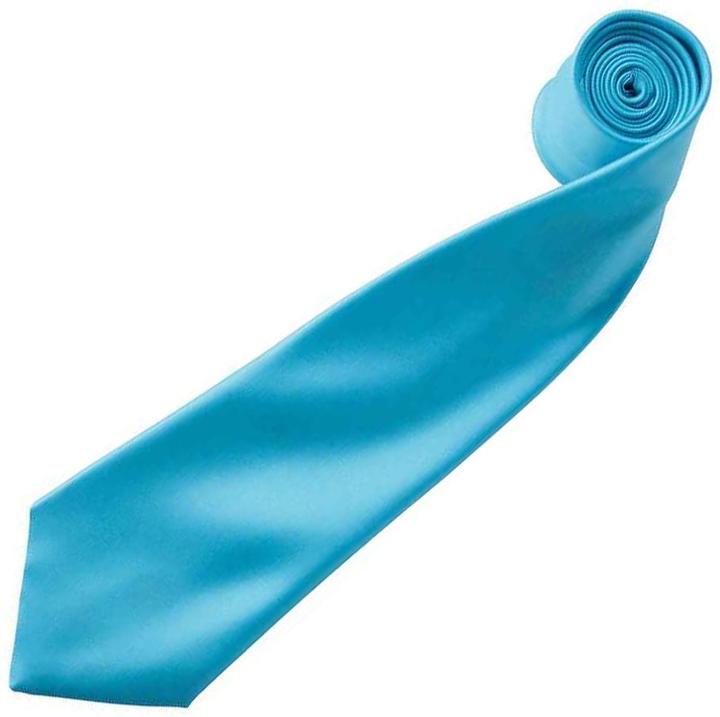 Actual product image Premier Satin tie plain coloured