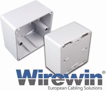 Actual product image Wirewin Surface mount frame for LD UP Keystone data socket