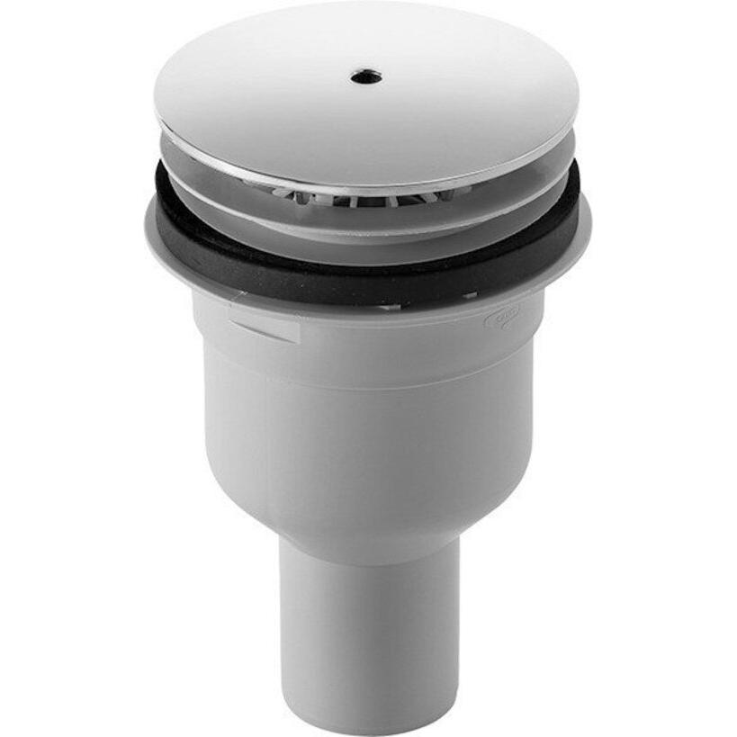 Duravit, Duschwanne, Duschwannenablauf Abgang senkrecht chrom