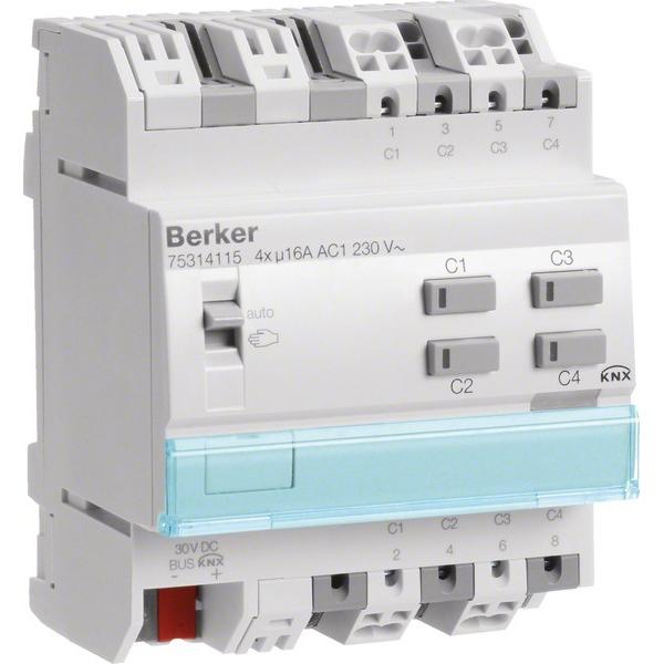 Berker, Aktor, KNX Schalt-/Jalousieaktor 75314115 (Rolladenaktor)