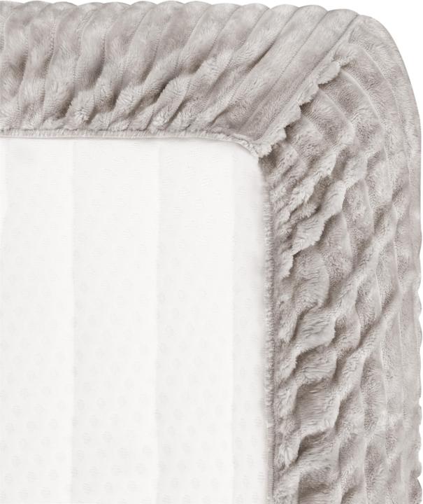 Actual product image Aspero Spannbettlaken aus Streifen-Flanell Parana (180 x 200 cm)